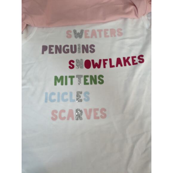 Members Mark Girls Favorite Shirt Set Size 14/16 Winter Polar Bears 2 Piece XL - Picture 6 of 12